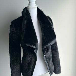 bebe Faux Fur Jacket